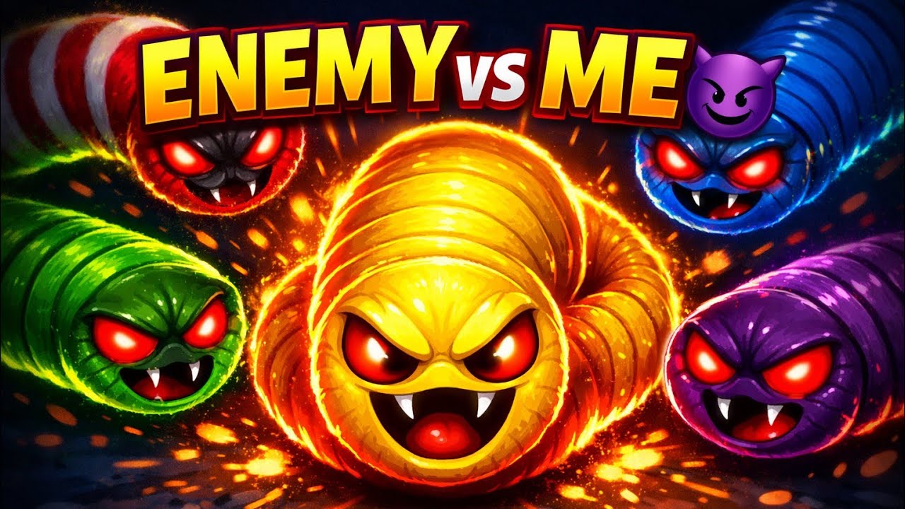 Enemy’s vs Me 😈 | Worms Zone Epic Survival