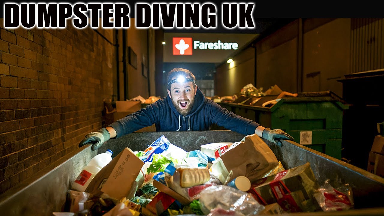 DUMPSTER DIVING for FREE DINNER? I'm Eating Like a King!