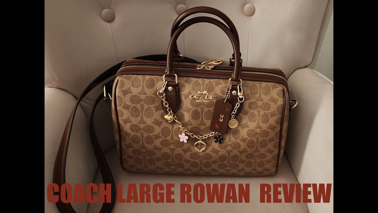 Обзор большой сумки Coach Rowan