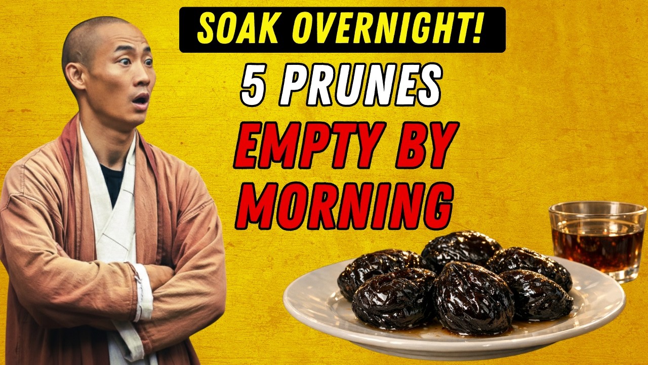 Eat 5 Soaked Prunes Before Bed Every Night - Your Colon Empties Completely by Morning