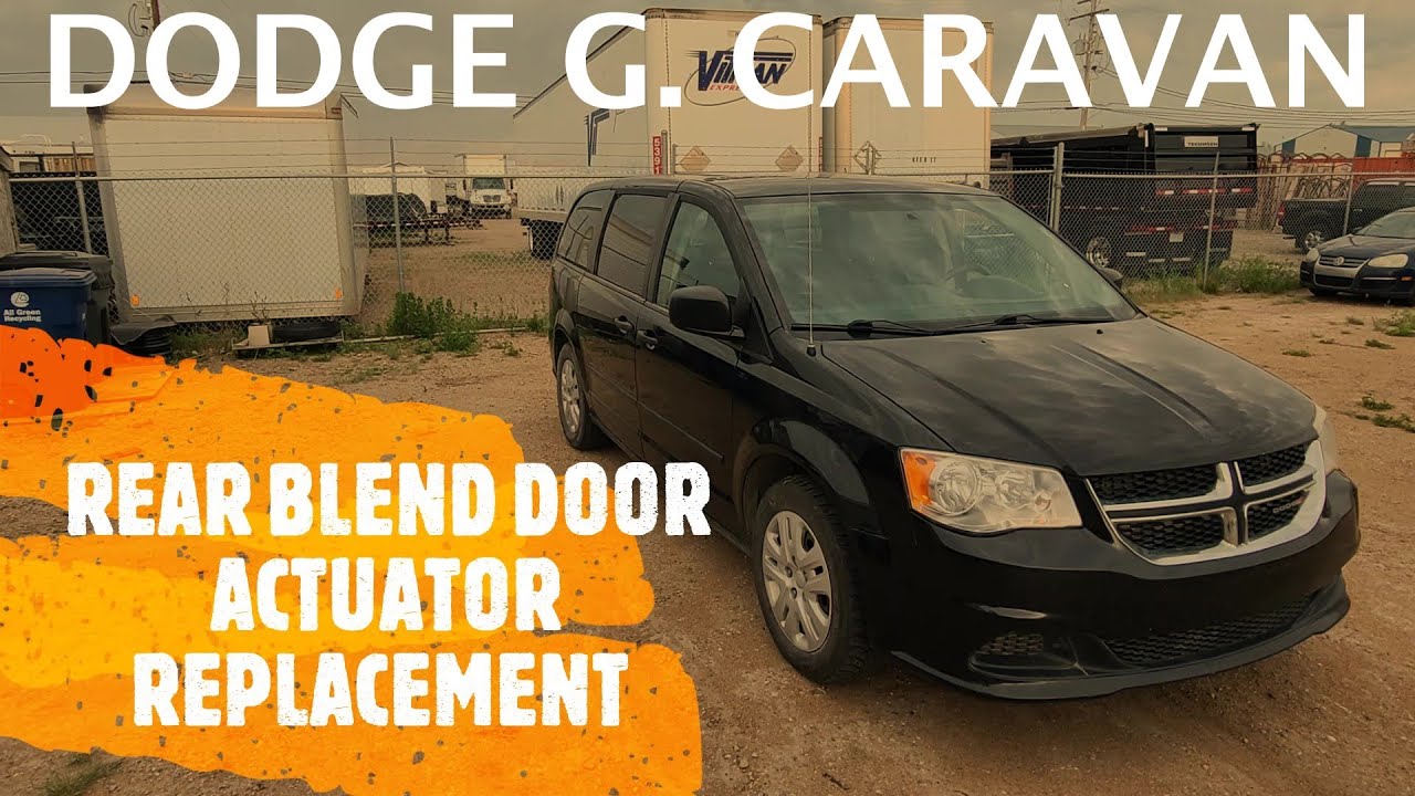 Dodge Grand Caravan — снятие/замена привода задней двери с функцией регулирования температуры