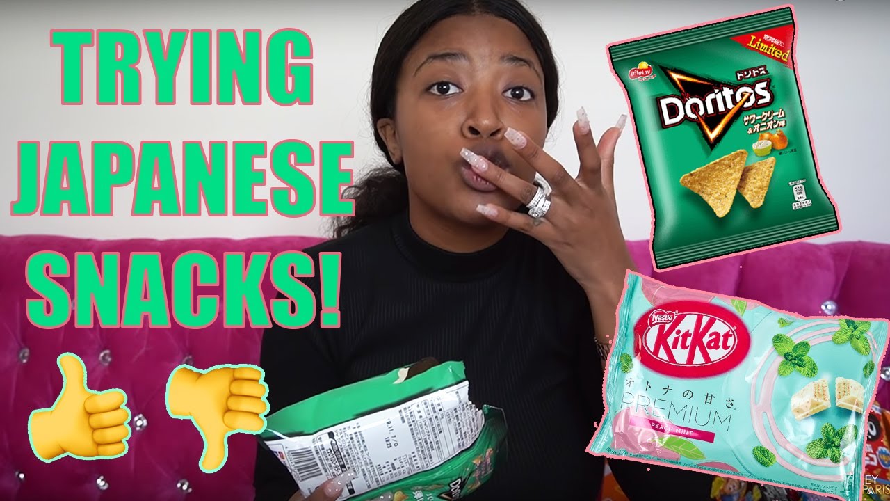 I Tried Japanese Snacks Cause Im Bored & Hungry