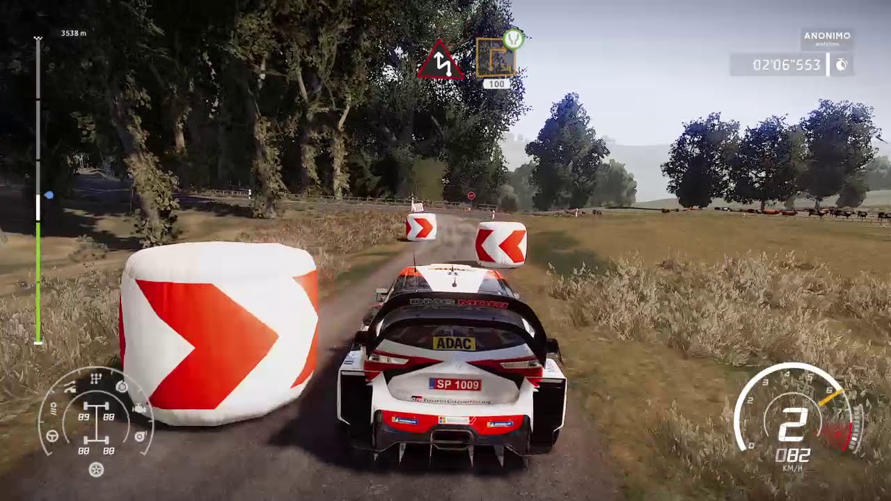 WRC 8 controller wireless Dualshock 4 no ABS , no TCS , realistic damage - Freisen Rally Germany