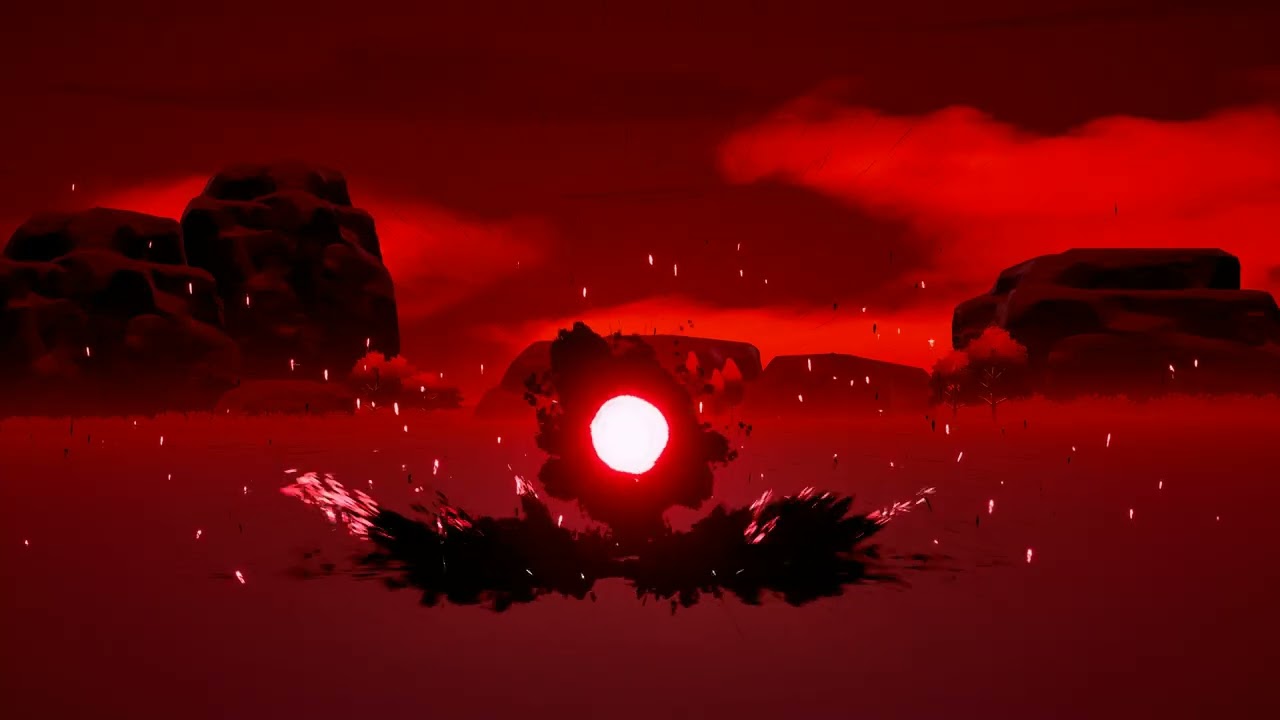 Anime style explosion Unreal Engine 5 (Kamil Lachowicz VFX portfolio)