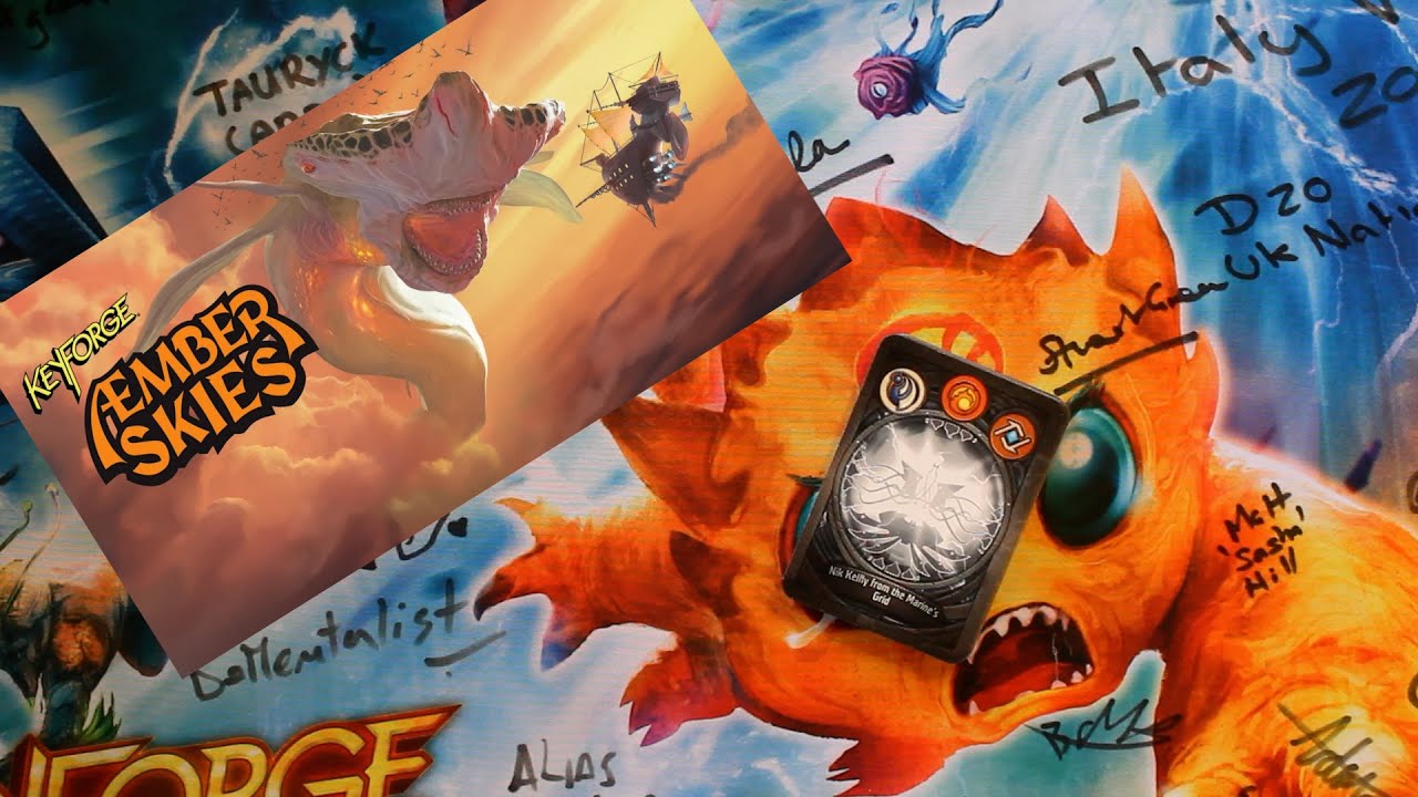 KeyForge Aember Skies Deck Opening - Who's that Skybeast!