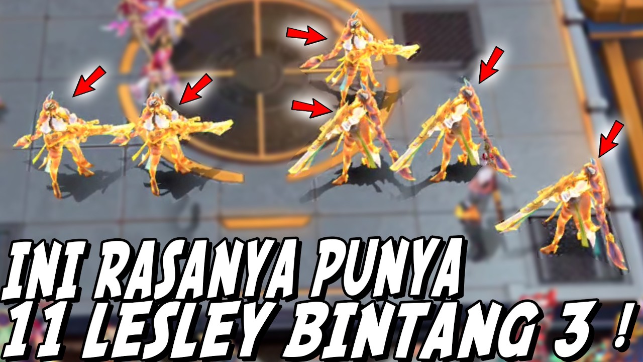 BEGINI RASANYA PUNYA LESLEY BINTANG 3 TAPI ADA 11 BIJI !!! WKWKWKWKWKWK KACAU INI SUMPAH !!!