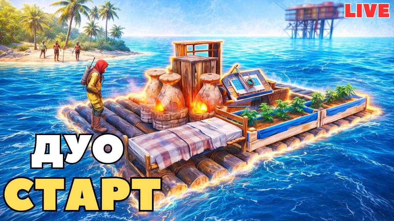 СТАРТ с НУЛЯ ! ВЫЖИВАНИЕ ДУО в РАСТ деня 3 | RUST