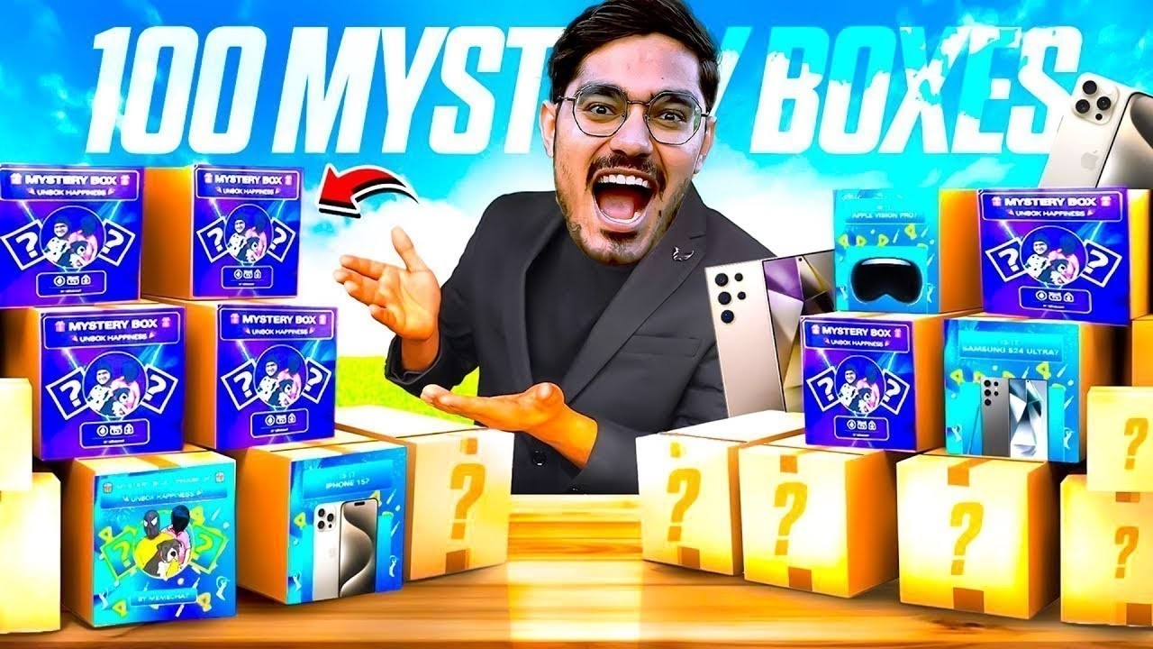 We Opened 100 Mystery Boxes Worth ₹500000🔥   5 लाख के मिस्ट्री बॉक्स में निकले बड़े इनाम 🤑