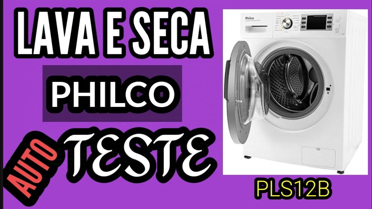 AUTO TESTE LAVA E SECA PHILCO PLS12B INVERTER