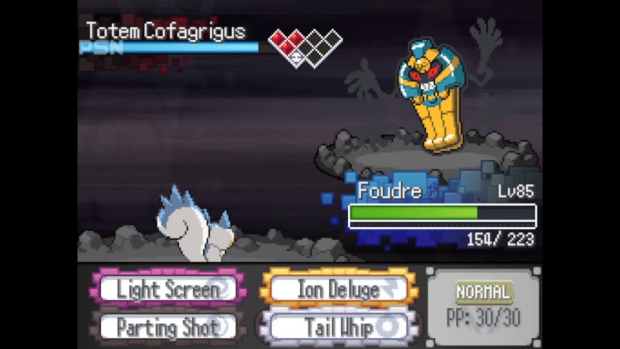 Pok&eacute;mon Rejuvenation V13.5: Pikaclones vs. Totem Cofagrigus
