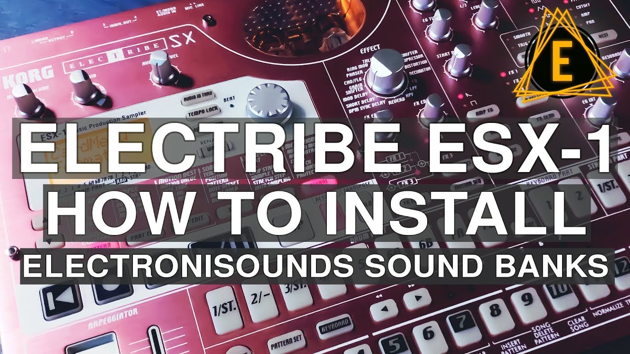 Electribe ESX-1 — как установить банки звуков Electronisounds