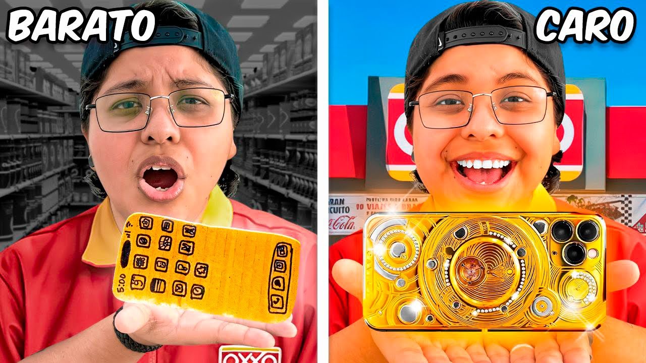 COMPR&Eacute; EL CELULAR M&Aacute;S CARO Y M&Aacute;S BARATO DEL OXXO 😱 | Patho