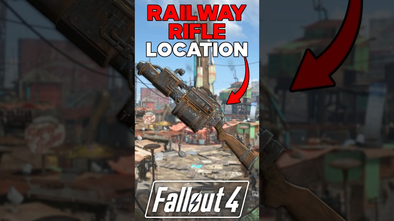 RAILWAY RIFLE WEAPON LOCATION IN FALLOUT 4