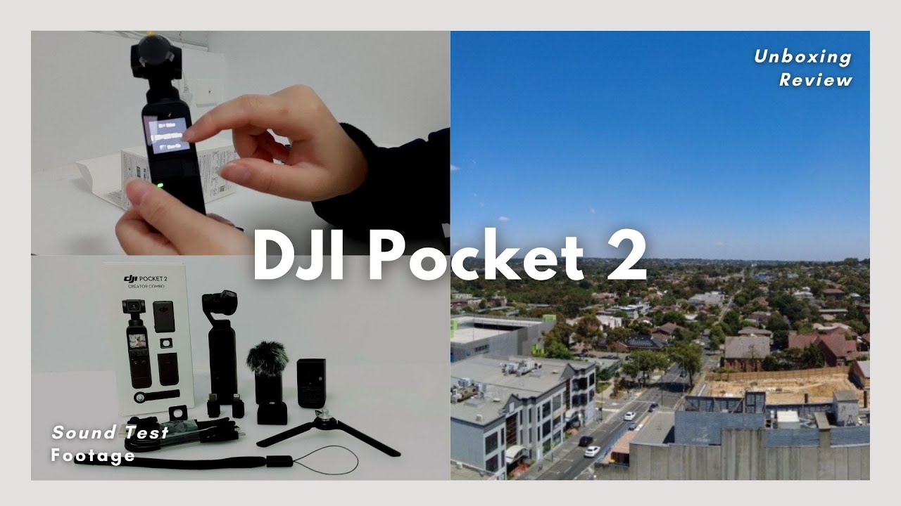 The Ultimate Vlogging Camera? 📸 DJI Pocket 2 Creator Combo Unboxing | Review | Sound Test | Footage