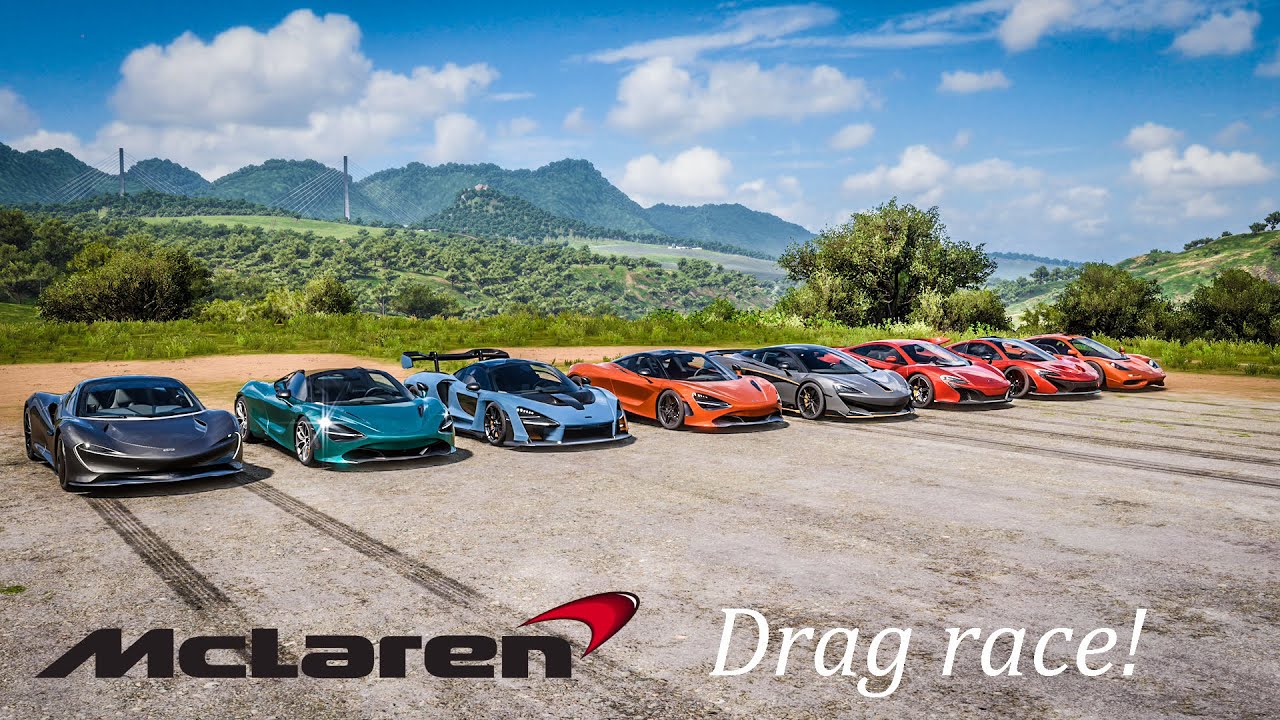 Forza Horizon 5: The McLaren Drag race! (McLaren P1, F1, Speedtail, Senna, 720S, 600LT & More!)