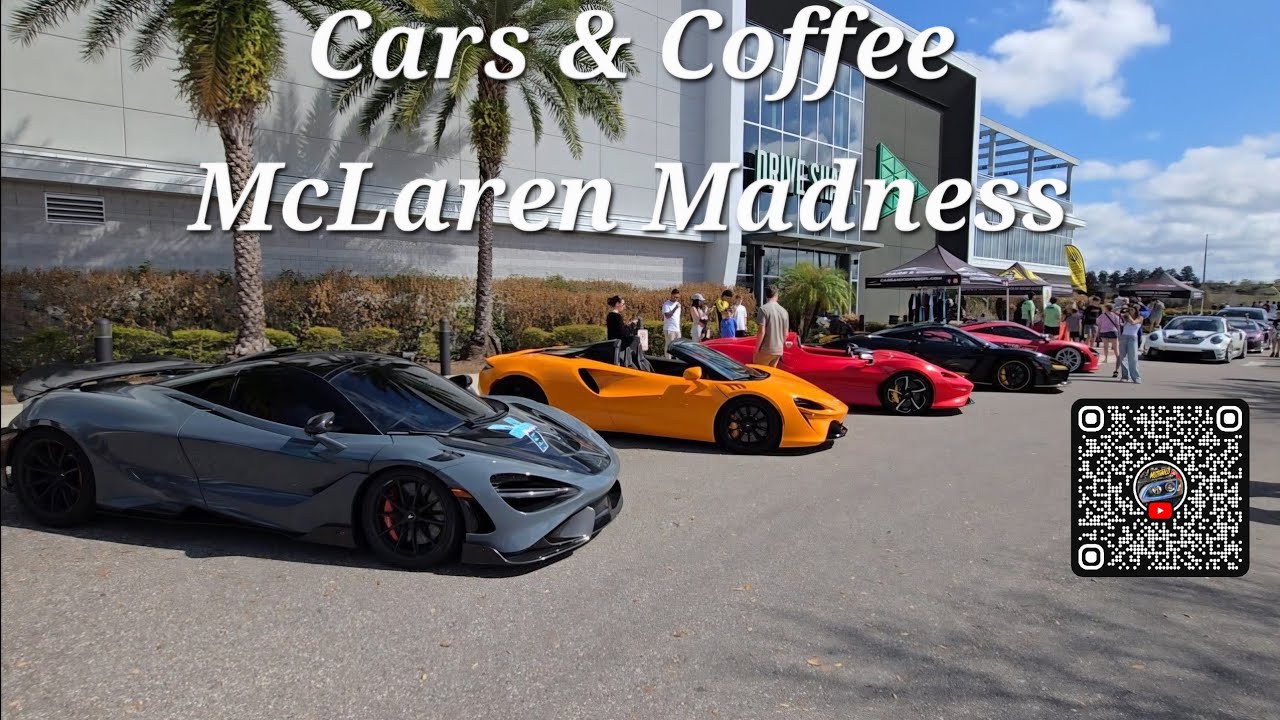 Drive shack 🏎💨 & ☕️ March 2026 McLaren Madness Exotic Cars & Revs 