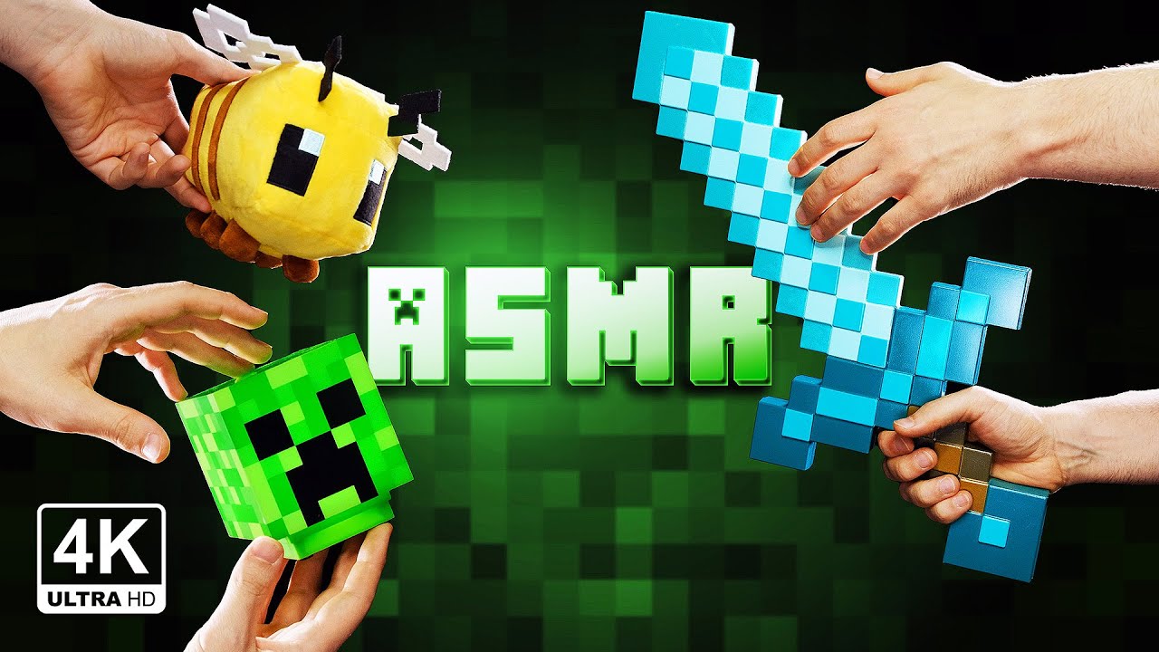 ASMR but the Triggers are MINECRAFT + Whispered Fun Facts & Trigger Words (4K) Sleep. Tingle. Relax.