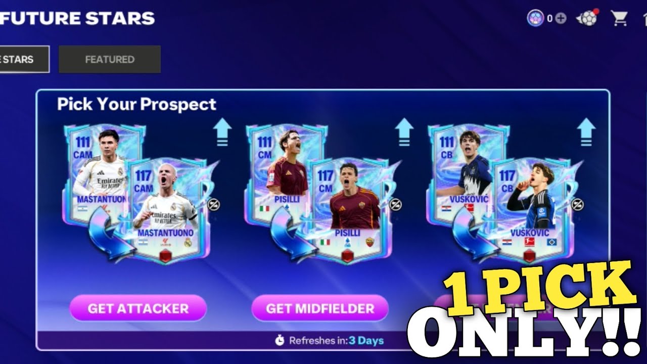 Руководство по выбору будущих звезд в FC Mobile 🚀 Выберите ПРАВИЛЬНОГО перспективного игрока и по...