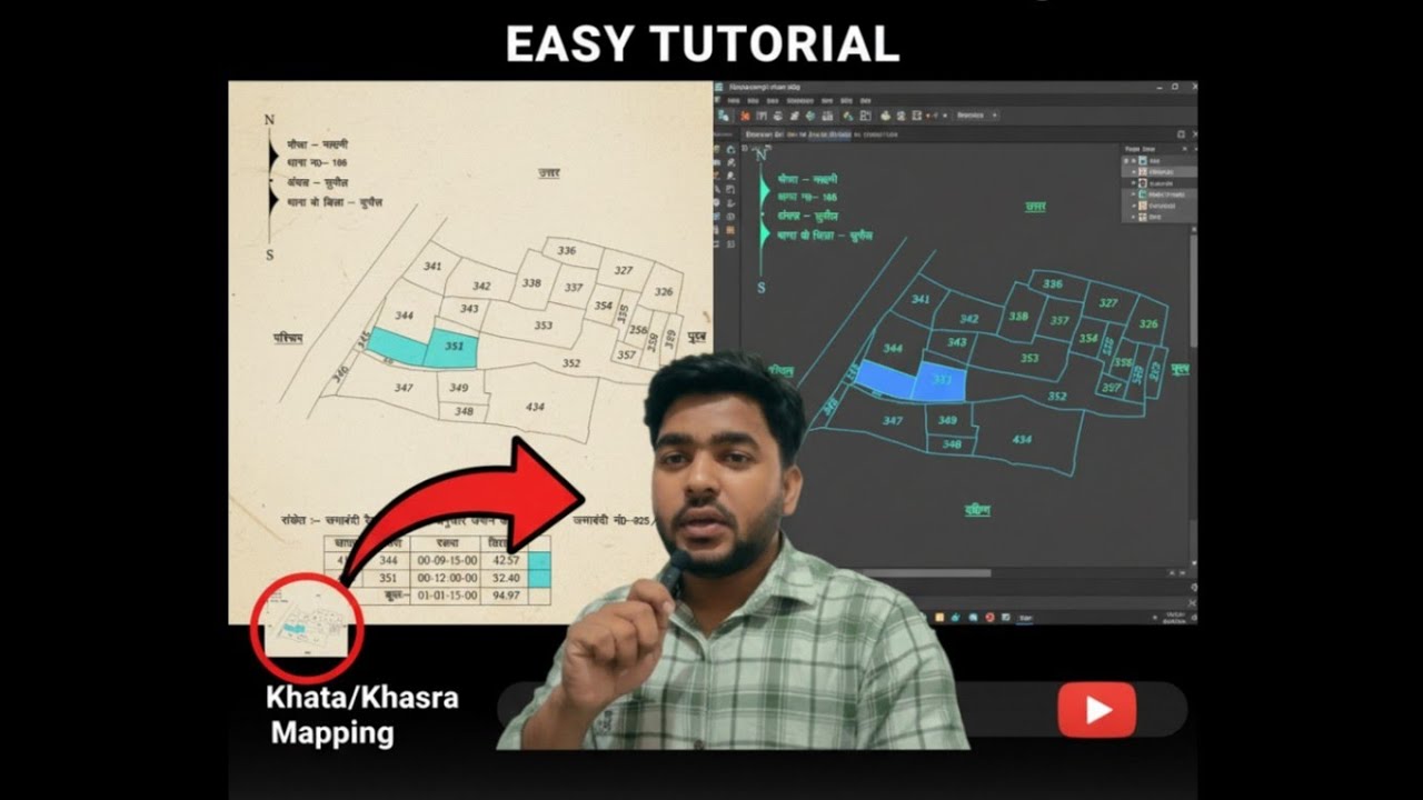 AutoCAD में Digital Map बनाना सीखें | Step by Step Full Tutorial in Hindi.