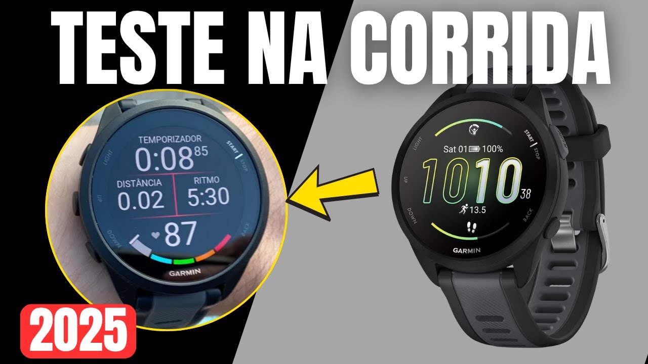 TESTEI O GARMIN 165 NA CORRIDA E ELE ME SURPREENDEU!