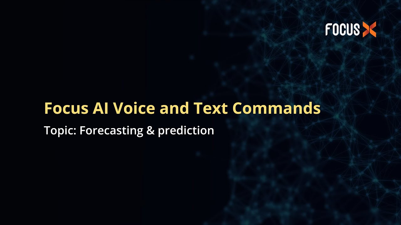 Focus AI: Smarter Forecasting & Predictions Built Into Your Reports | Focus Softnet