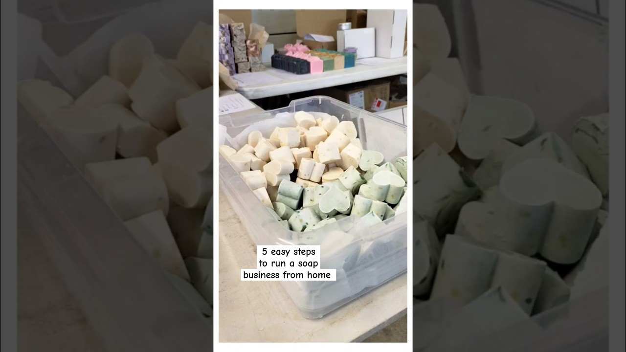 How to start a soap business from home 5 easy tips #soapmaking #soapasmr #naturalsoap