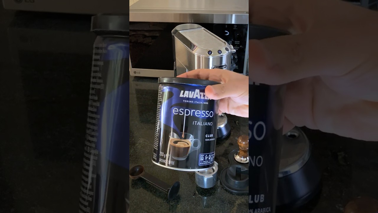 The Art of Coffee: From Grind to a Perfect Espresso Shot! ☕✨ #CoffeeLovers #EspressoShot #CoffeeTime
