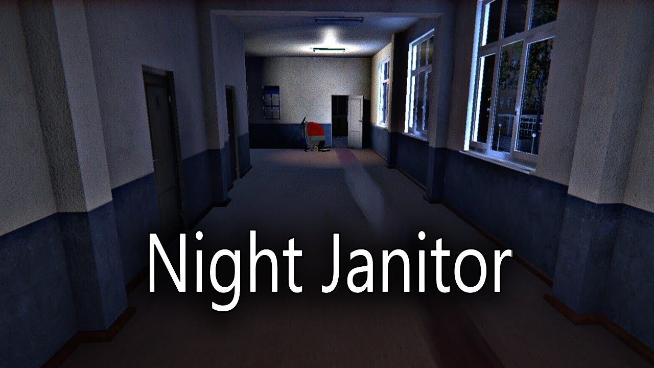 Night Janitor - Indie Horror Game (No Commentary)
