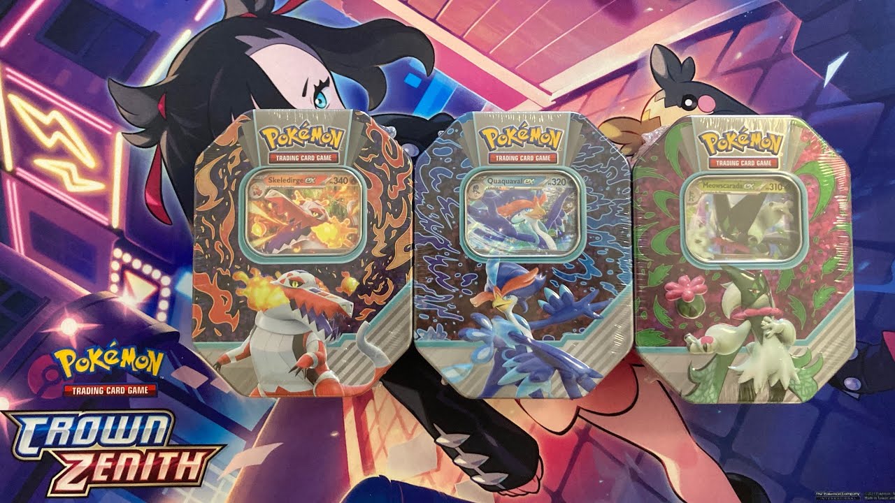 Pokemon tin da collezione skeledirge ex