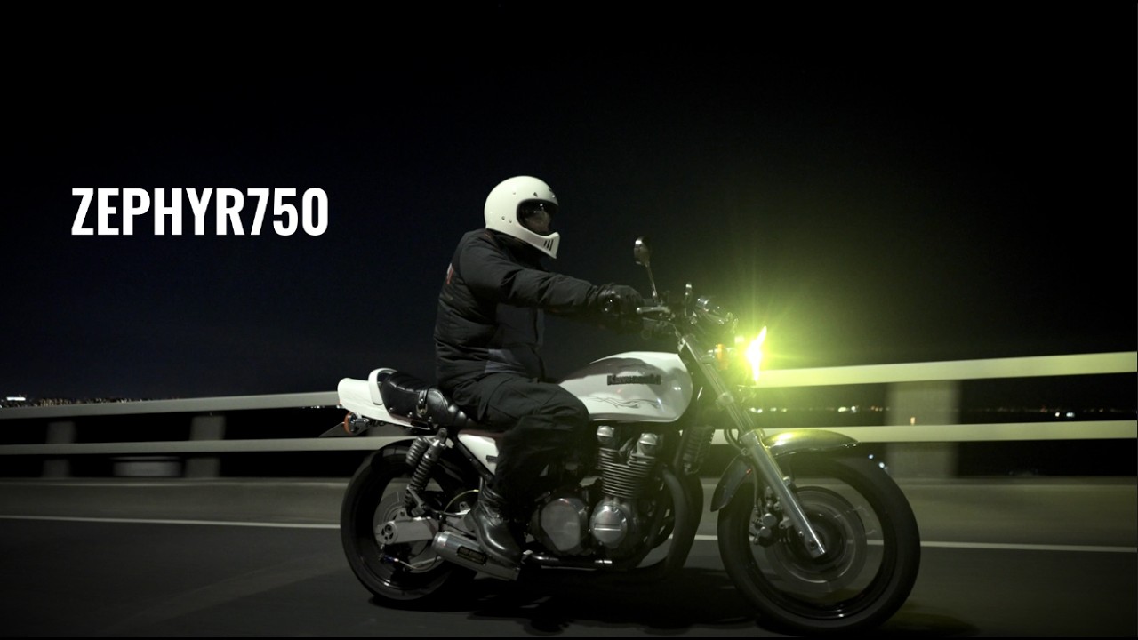 Kawasaki Zephyr 750×Tokyo Night Ride  | No Talking. Just Exhaust.