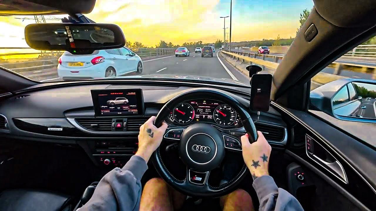 Drive 14 // A 9 Minute Audi A6 C7 Avant Golden Hour Cruise