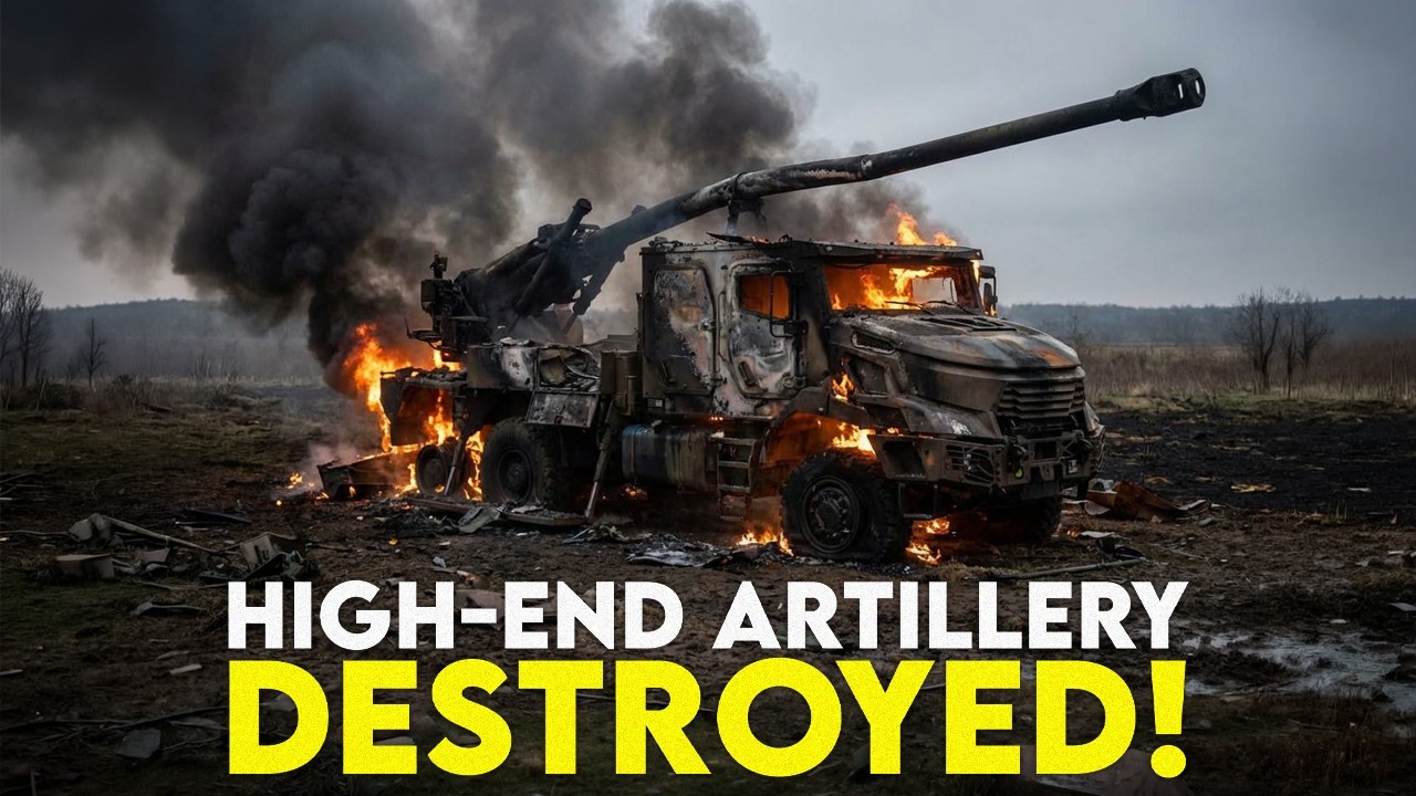 WATCH! Russia Destroys Rare Western-Supplied CAESAR Howitzer in Drone Strike!