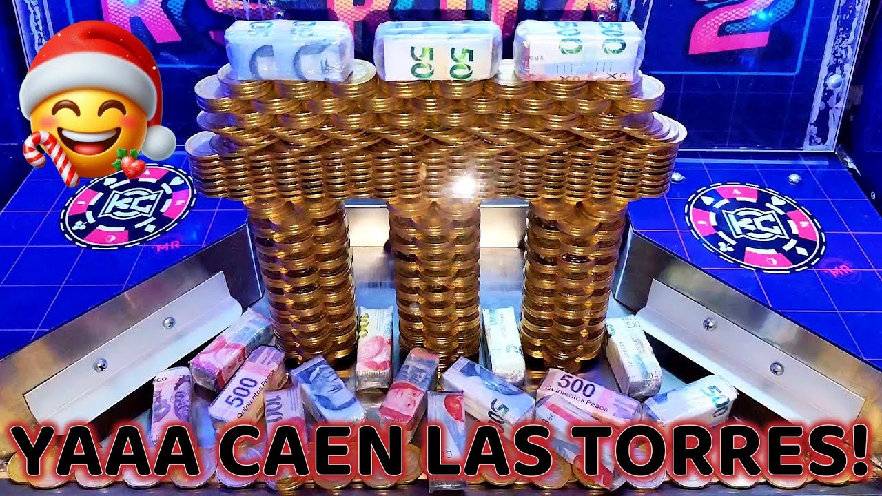 IMPONENTES TORRES Y UN BUEN DE DINERO RETÁNDOTE A SACARLO!! MAQUINA DE $10 #money #dinero #foryou