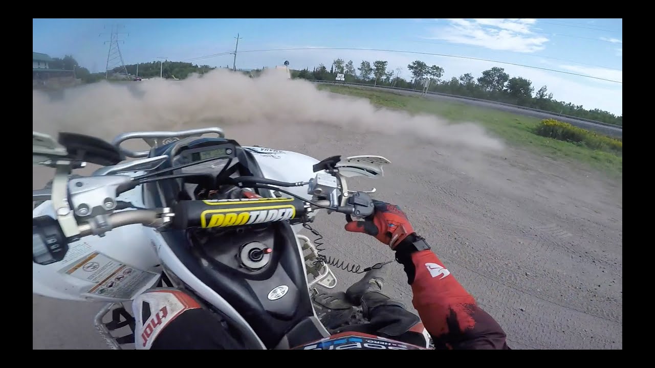 ATV Raptor 700 Donut Fail HD 1080p 60fps