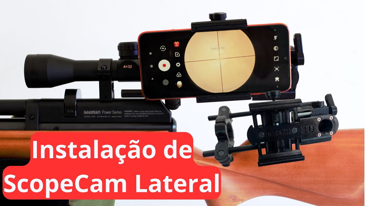 instala&ccedil;&atilde;o do ScopeCam da B-Tech 3D
