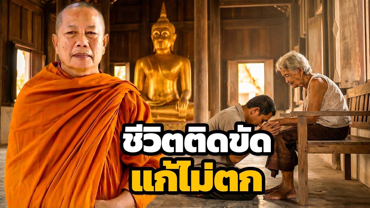 ชีวิตติดขัด แก้ไม่ได้ เพราะลืมพ่อแม่ คือ กรรม … ธรรมะคลายทุกข์ พระมหาบุญช่วย ปัญญาวชิโร