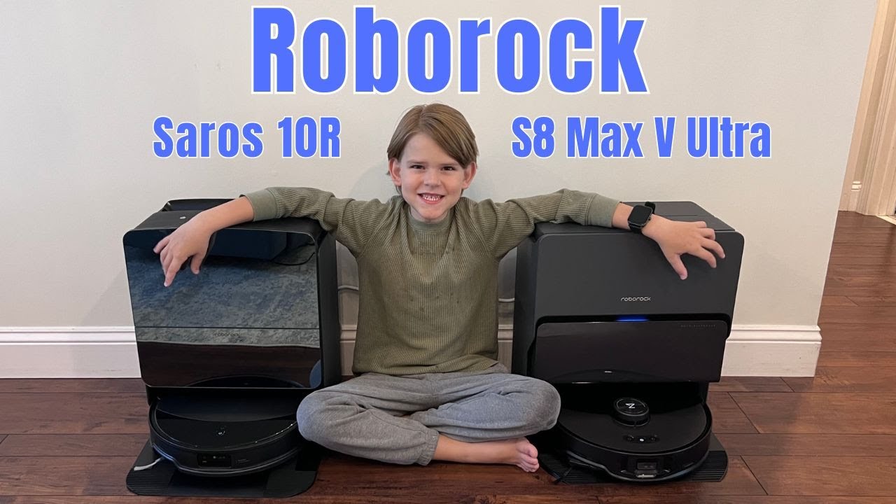 Comparing the Roborock Saros 10R and S8 MaxV Ultra Robot Vacuums!