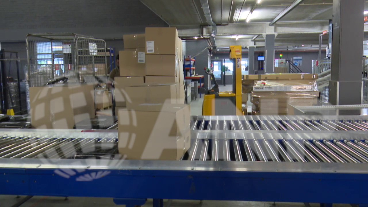 Stockbeelden van logistiek bedrijf Montapacking