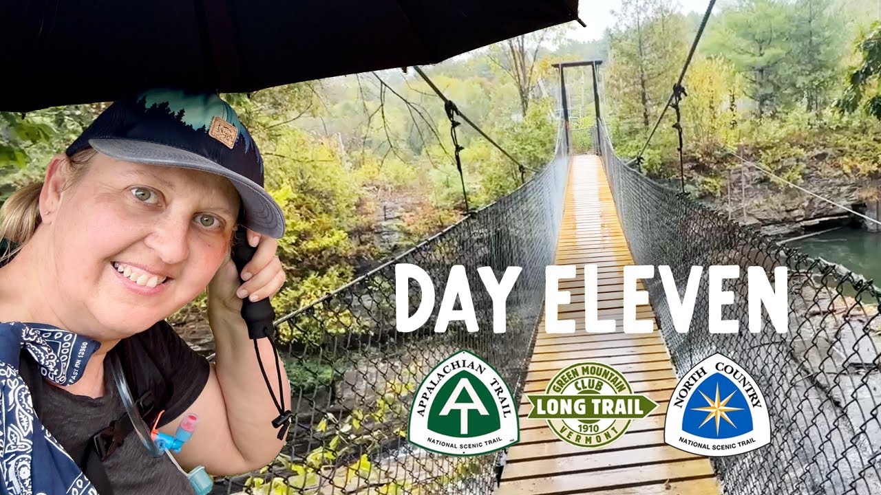 DAY 11 Vermont Section Hike | Rain! / Long Trail / North Country Trail