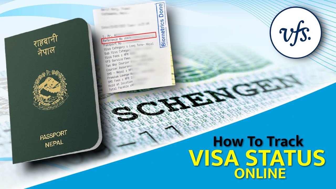 How to track visa application in nepal / VFS Global / Schengen Visa