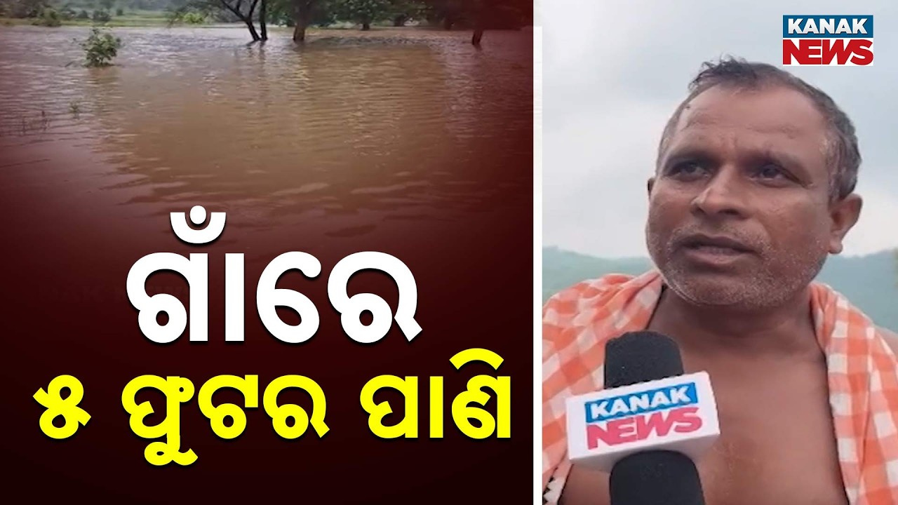 Flood Crisis in Odisha | 5 Feet of Water Submerges Villages, People Cry for Help