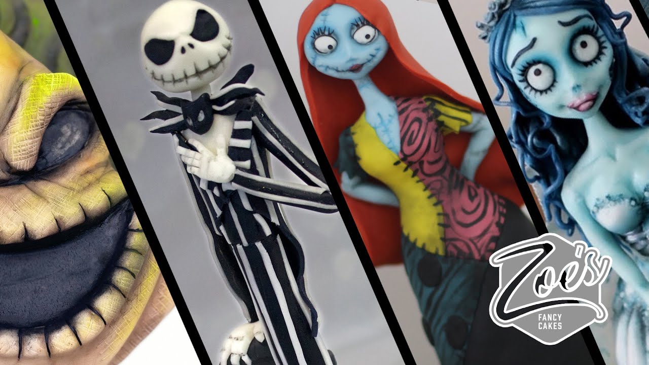Amazing Tim Burton cakes and toppers compilation Halloween