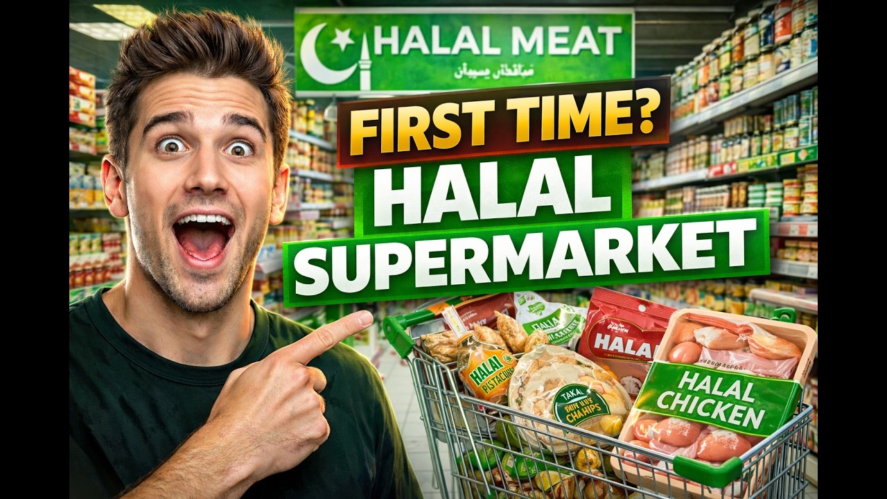 First Time Shopping in Halal U.K Supermarket