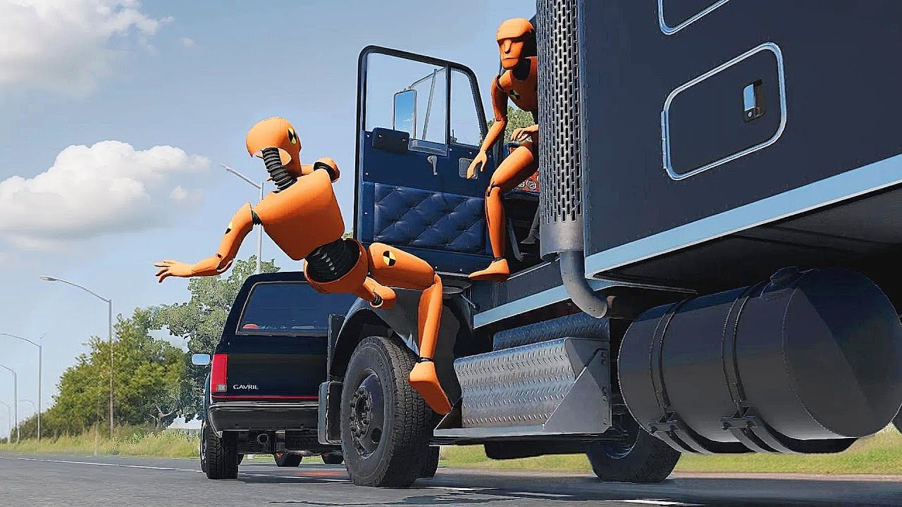 Stealing from a crazy driver | BeamNG.Drive