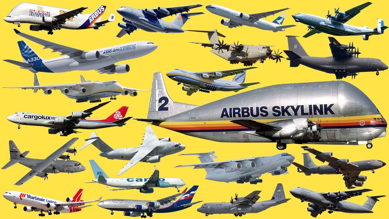 The BIGGEST Cargo Airplanes | TOP Những Máy Bay Vận Tải Lớn Nhất Thế Giới | Antonov, Boeing, Airbus