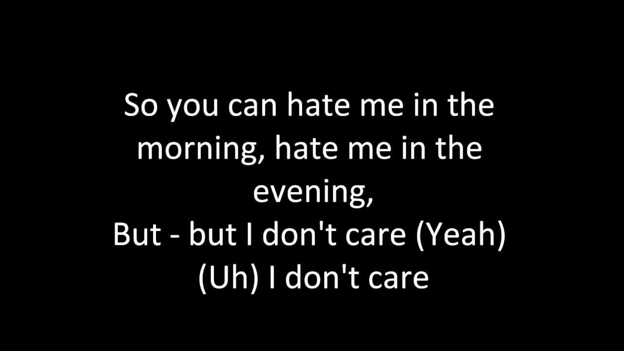 SonaOne feat Karmal - I Don't Care (Lyrics)