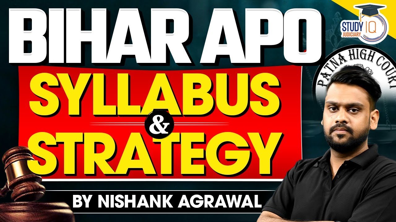 Bihar APO 2025 | Complete Syllabus & Smart Strategy to Crack Exam | By Nishank Agrawal