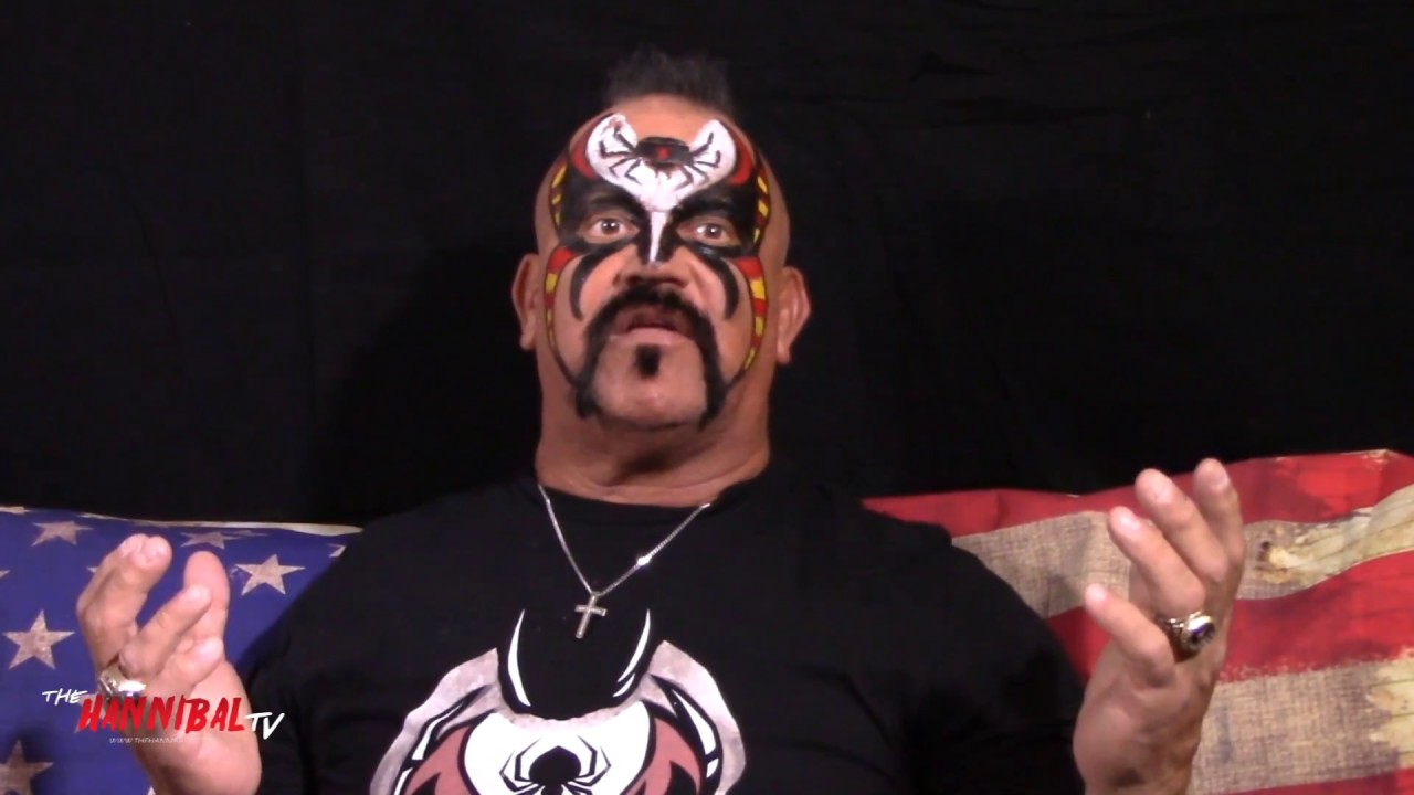 Road Warrior Animal on Hulk Hogan