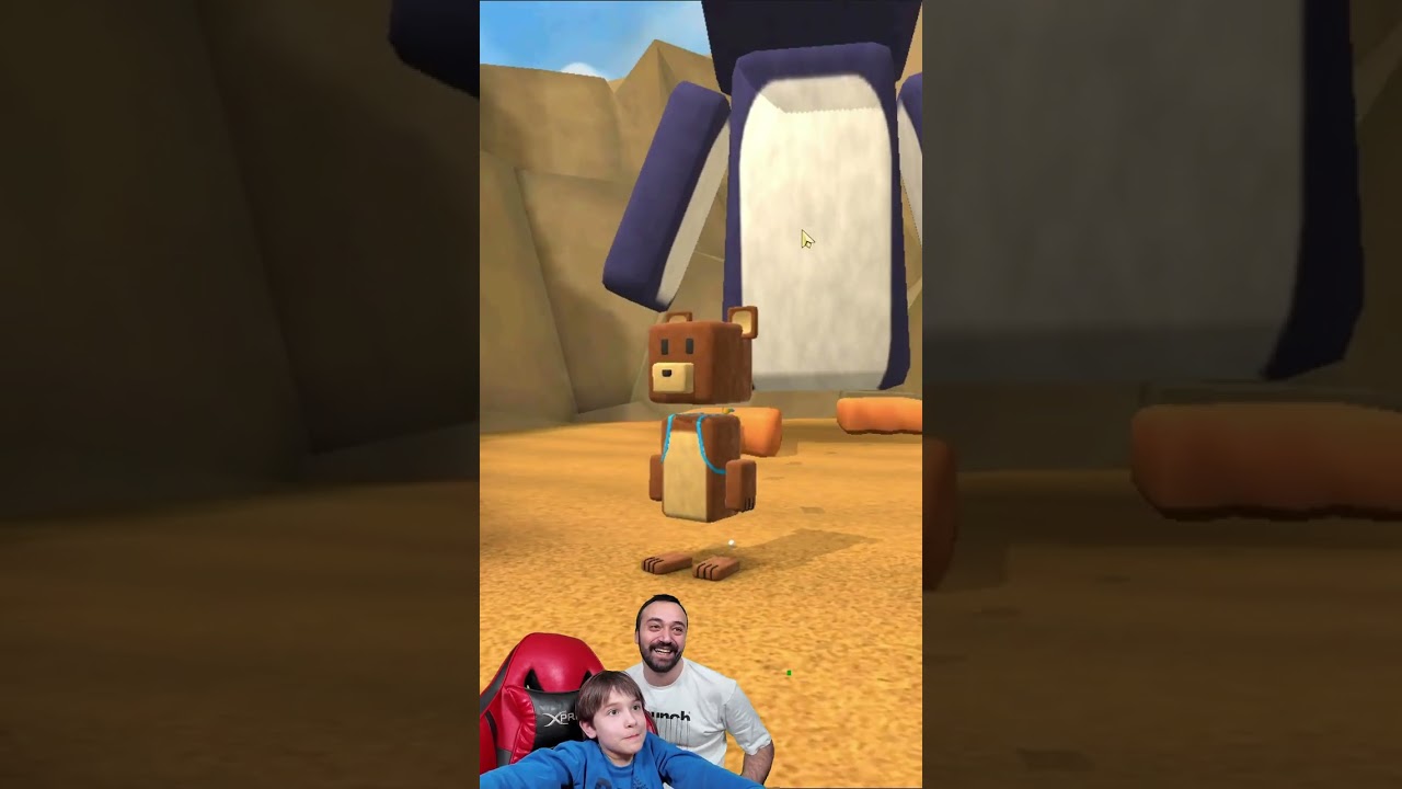 Приключение Супер-медведя Гигантский пингвин #superbearadventuremodapk #superbearadventure