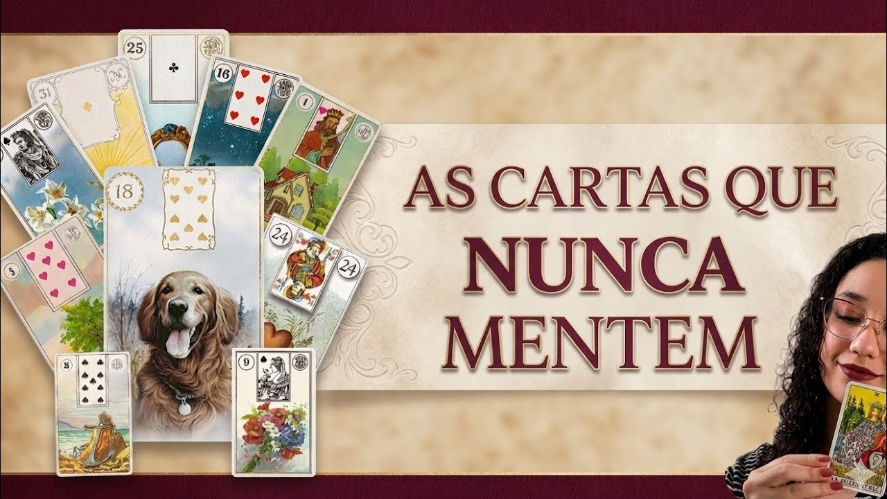 ESSAS CARTAS SÃO as MAIS FIÉIS [BARALHO CIGANO] 🎴🔮📝